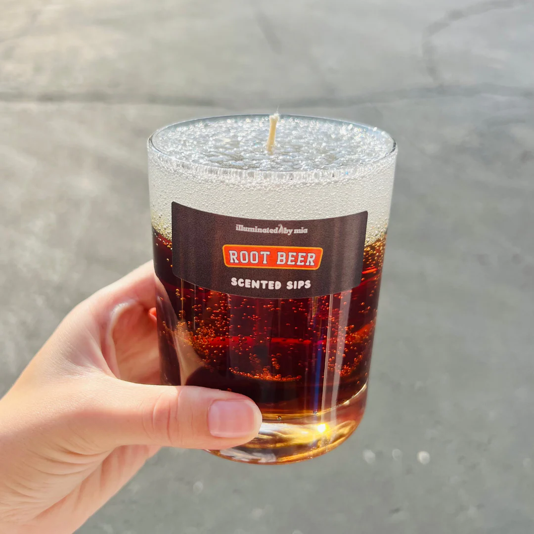 Scented Sips Root Beer Candle - Image 6