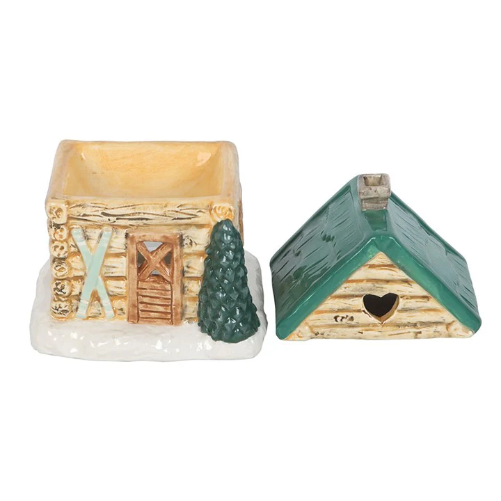 Cabin Ski Chalet Tealight Wax Warmer - Image 3