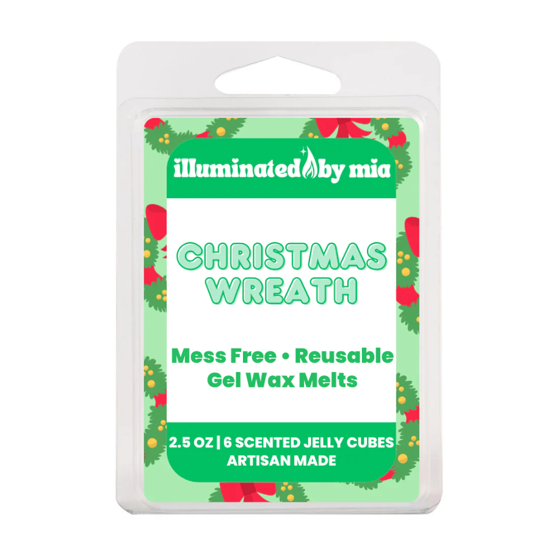 Christmas Wreath Gel Wax Melts - Image 2