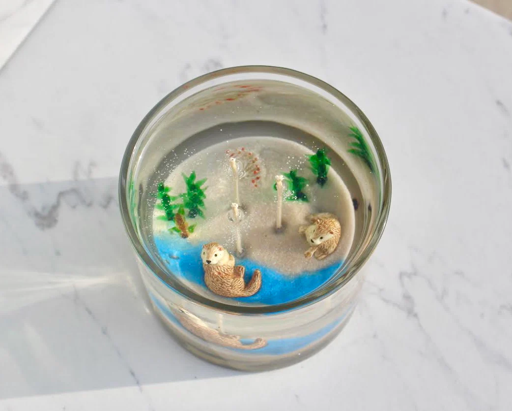 Custom Aquarium Fish Bowl Candle - Image 3