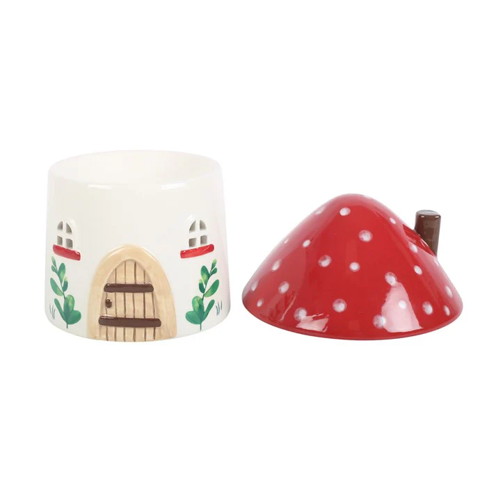 Mushroom House Tealight Wax Warmer - Image 3