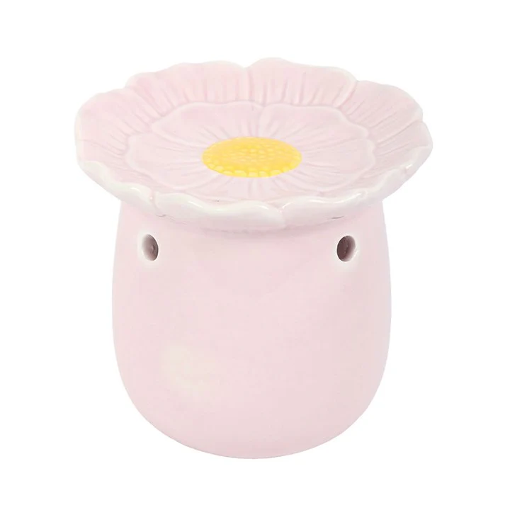 Pink Daisy Tealight Wax Warmer - Image 3