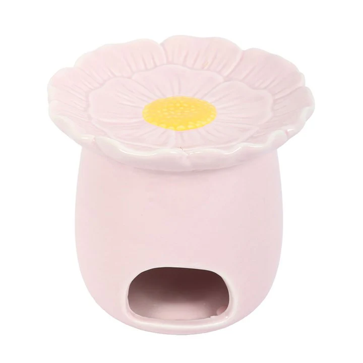 Pink Daisy Tealight Wax Warmer - Image 5