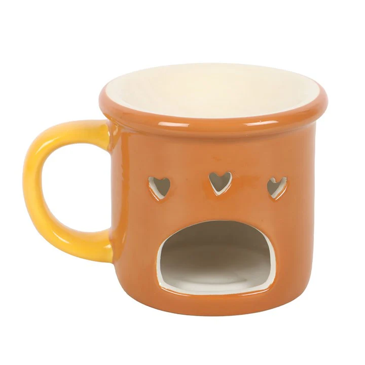 Pumpkin Spice Mug Tealight Wax Warmer - Image 4