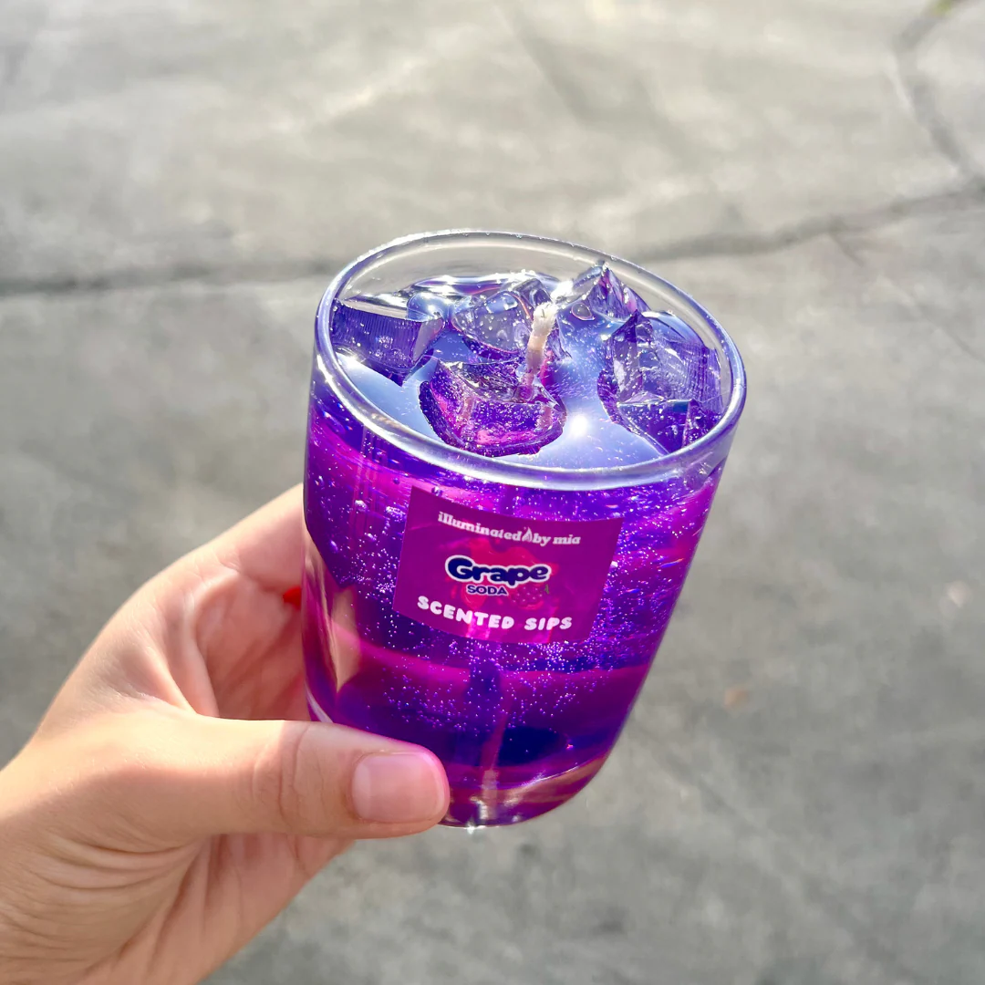 Scented Sips Grape Soda Candle - Image 4