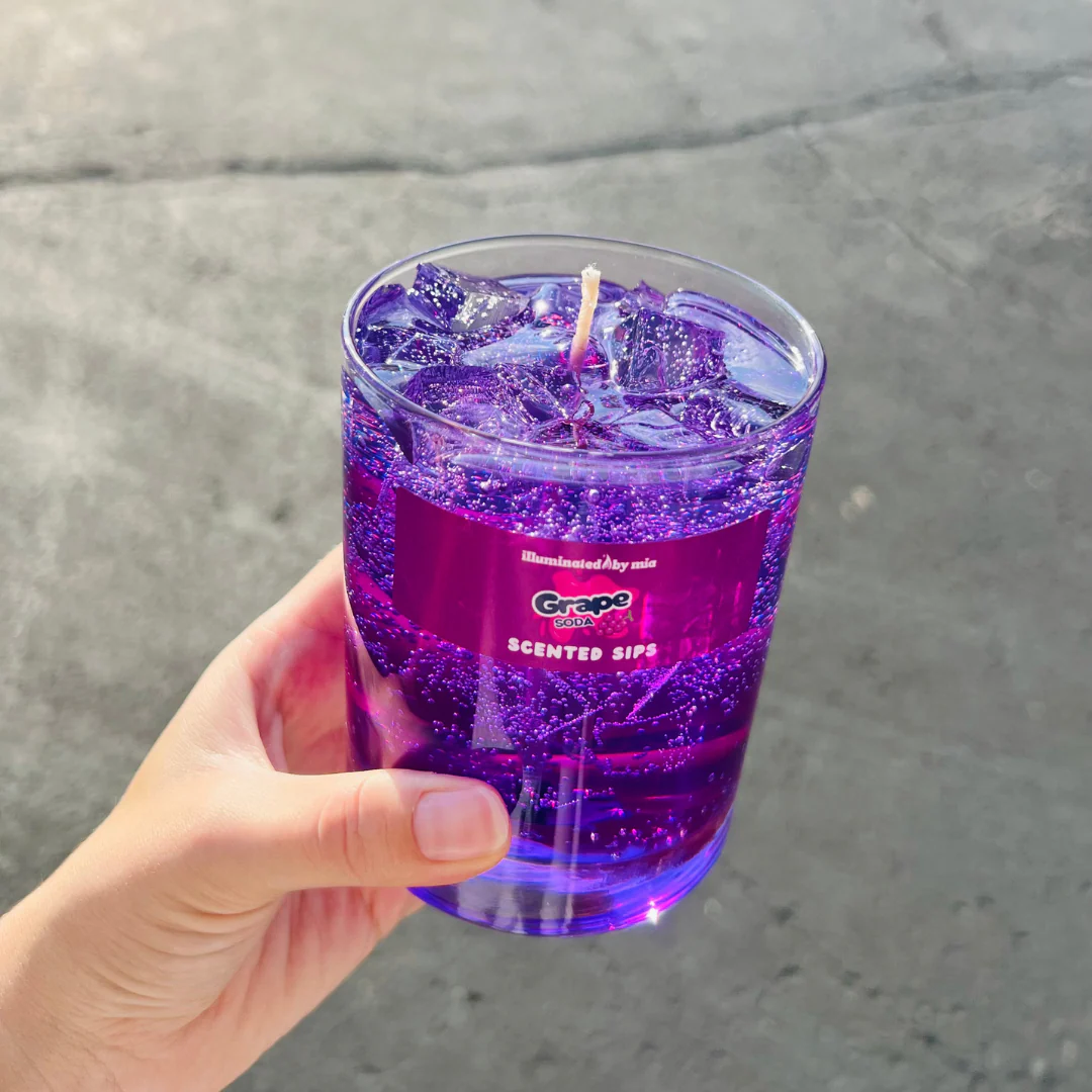 Scented Sips Grape Soda Candle - Image 5