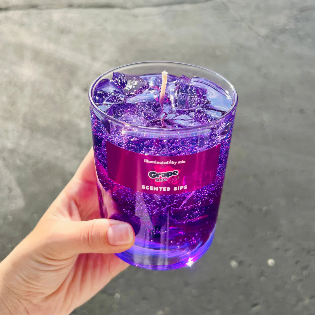 Scented Sips Grape Soda Candle - Image 6