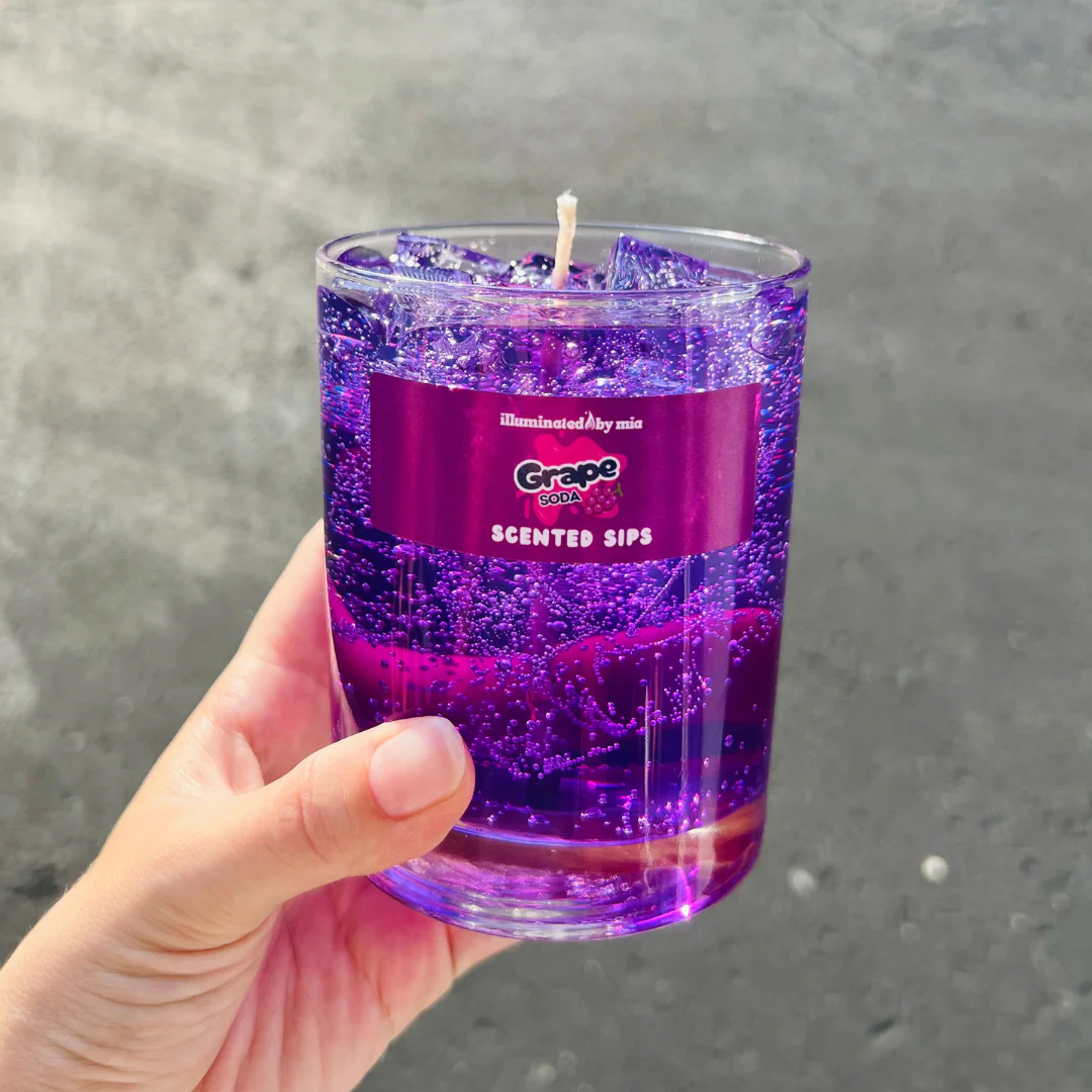 Scented Sips Grape Soda Candle - Image 7