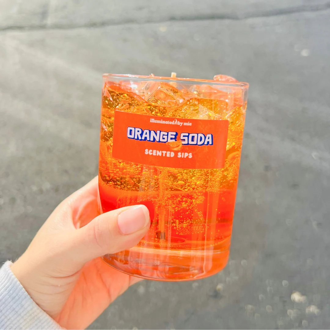 Scented Sips Orange Soda Candle - Image 6
