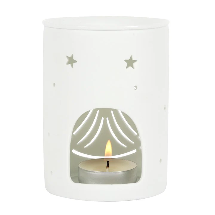 White Angel Cut Out Tealight Wax Warmer - Image 2
