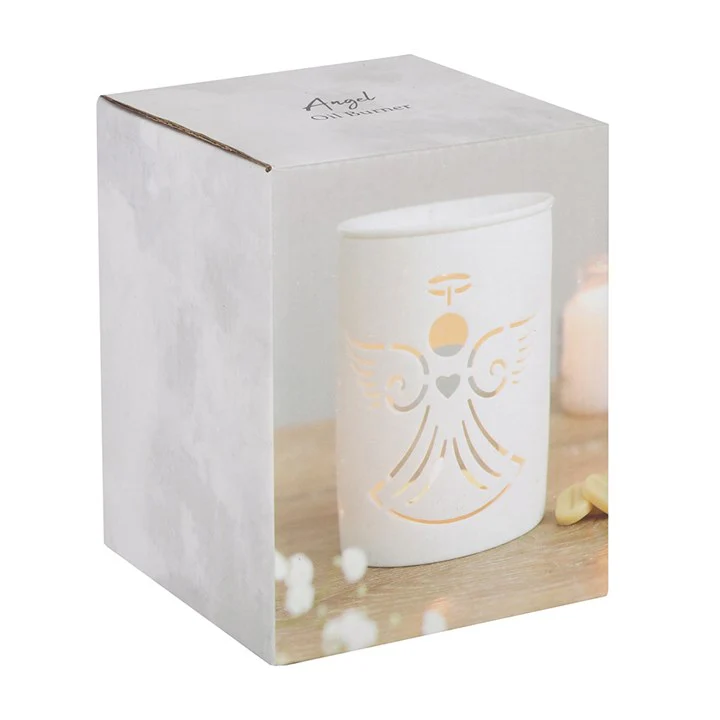 White Angel Cut Out Tealight Wax Warmer - Image 3